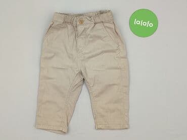 sukienka khaki h m: Spodnie jeansowe, H&M, 9-12 miesięcy, stan - Idealny — 2