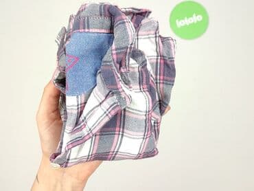 lidl koszula flanelowa: Koszula 1.5-2 lat, stan - Bardzo dobry, wzór - Kratka, kolor - Biały — 6