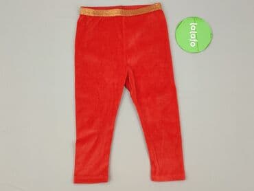 legginsy woskowane z wysokim stanem: Legginsy dziecięce, So cute, 1.5-2 lat, 92, stan - Bardzo dobry — 2