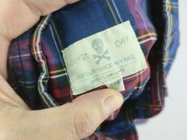lidl koszula flanelowa: Koszula 5-6 lat, stan - Idealny, wzór - Kratka, kolor - Niebieski — 4