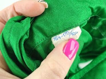 lidl koszula flanelowa: Koszula 15 lat, stan - Bardzo dobry, wzór - Jednolity kolor, kolor - Zielony — 4