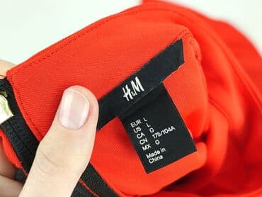 czerwona obcisła sukienka h m: H&M, Sukienka damska, rozmiar L — 4