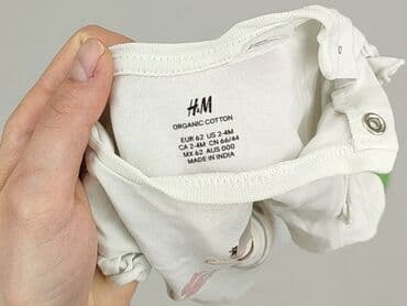 ubranka dla niemowląt 0 3 h m: Body, H&M, 1-3 m, 
stan - Bardzo dobry — 4