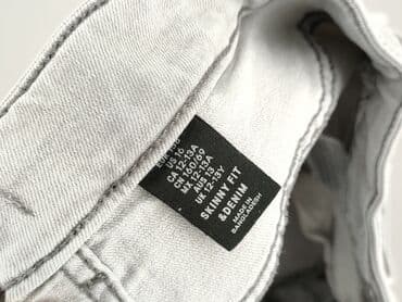 legginsy woskowane z wysokim stanem: Spodnie jeansowe, H&M, 13 lat, 152/158, stan - Bardzo dobry — 4