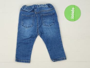 sukienka khaki h m: Spodnie jeansowe, H&M, 6-9 miesięcy, stan - Idealny — 3