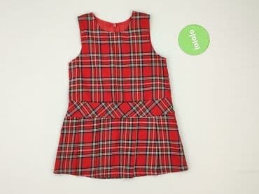 czerwona obcisła sukienka h m: Sukienka, 4-5 lat, 104-110 cm, stan - Idealny — 2