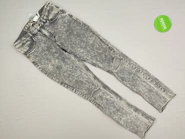 legginsy woskowane z wysokim stanem: Spodnie jeansowe, H&M, 14 lat, 164, stan - Bardzo dobry — 2