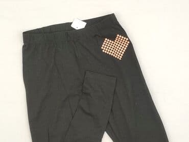 legginsy woskowane z wysokim stanem: Legginsy dziecięce, Pepco, 16 lat, 170, stan - Idealny — 1