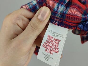 lidl koszula flanelowa: Koszula 3-4 lat, stan - Idealny, wzór - Kratka, kolor - Czerwony — 5