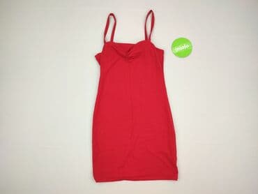 czerwona obcisła sukienka h m: H&M, Sukienka damska, rozmiar S — 2