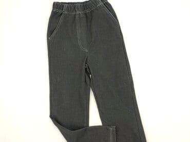 legginsy woskowane z wysokim stanem: Legginsy dziecięce, 7 lat, 122, stan - Idealny — 1
