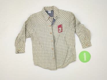 lidl koszula flanelowa: Koszula 11 lat, stan - Idealny, wzór - Kratka, kolor - Beżowy — 2