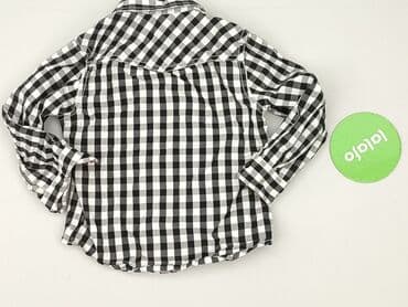 lidl koszula flanelowa: Koszula 1.5-2 lat, stan - Idealny, wzór - Kratka, kolor - Czarny — 3