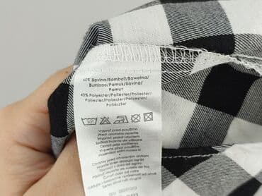 lidl koszula flanelowa: Koszula 12 lat, stan - Bardzo dobry, wzór - Kratka, kolor - Czarny — 5
