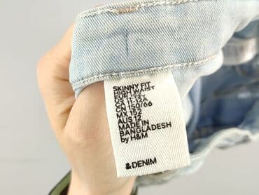 sukienki dla nastolatek h m: Spodnie jeansowe, H&M, 12 lat, 122/128, stan - Bardzo dobry — 4
