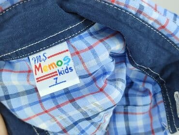 lidl koszula flanelowa: Koszula 7 lat, stan - Idealny, wzór - Kratka, kolor - Niebieski — 4