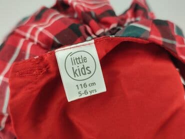 czerwona obcisła sukienka h m: Sukienka, Little kids, 5-6 lat, 110-116 cm, stan - Bardzo dobry — 4