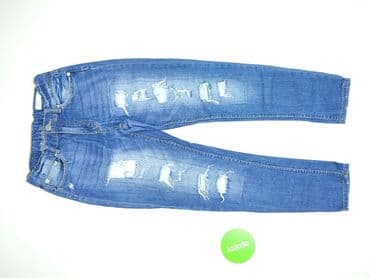 legginsy woskowane z wysokim stanem: Spodnie jeansowe, 14 lat, 164, stan - Bardzo dobry — 2