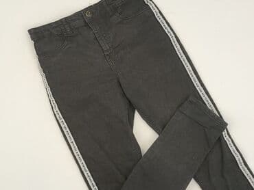 sukienka w pepitkę h m: Spodnie jeansowe, H&M, 12 lat, 146/152, stan - Idealny — 1