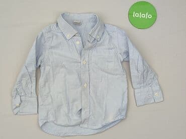 lidl koszula flanelowa: Koszula 1.5-2 lat, stan - Bardzo dobry, wzór - Jednolity kolor, kolor - Błękitny — 2