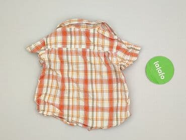 lidl koszula flanelowa: Koszula 1.5-2 lat, stan - Idealny, wzór - Kratka, kolor - Pomarańczowy — 3