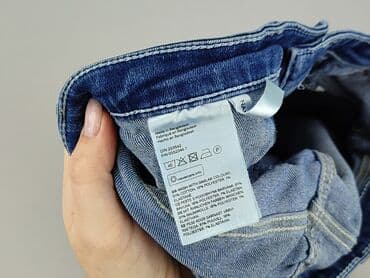 legginsy woskowane z wysokim stanem: Spodnie jeansowe, H&M, 14 lat, 164, stan - Bardzo dobry — 5