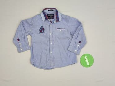 lidl koszula flanelowa: Koszula 2-3 lat, stan - Idealny, wzór - Print, kolor - Niebieski — 2