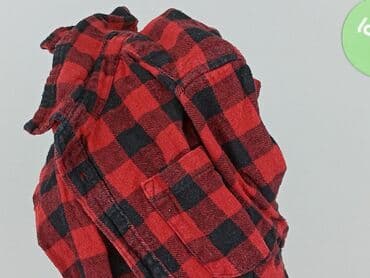 lidl koszula flanelowa: Koszula 5-6 lat, stan - Bardzo dobry, wzór - Kratka, kolor - Czerwony — 5