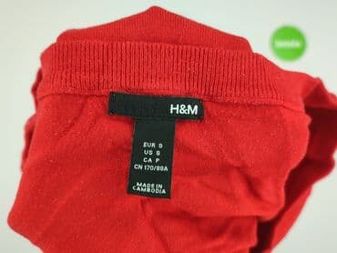 czerwona obcisła sukienka h m: H&M, Sukienka damska, rozmiar S — 4