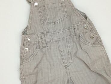 sukienka khaki h m: Ogrodniczki, H&M, 3-6 miesięcy, stan - Dobry — 1
