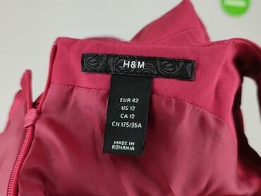 czerwona obcisła sukienka h m: H&M, Sukienka damska, rozmiar XL — 4