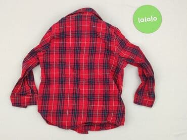 lidl koszula flanelowa: Koszula 2-3 lat, stan - Bardzo dobry, wzór - Kratka, kolor - Czerwony — 3