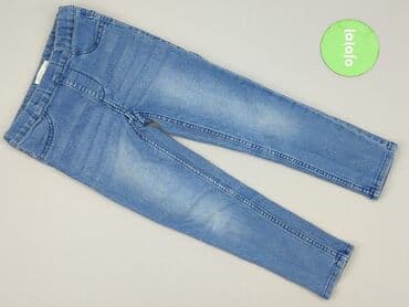 legginsy woskowane z wysokim stanem: Spodnie jeansowe, Fox&Bunny, 5-6 lat, 116, stan - Bardzo dobry — 2
