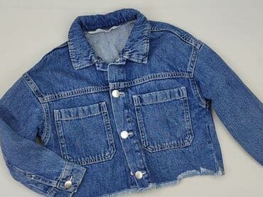 sukienki dla nastolatek h m: Dziecięca kurtka jeansowa, 5-6 lat, 110-116 cm, H&M, stan - Idealny — 1