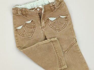 czerwona obcisła sukienka h m: Spodnie jeansowe, H&M, 12-18 miesięcy, stan - Dobry — 1