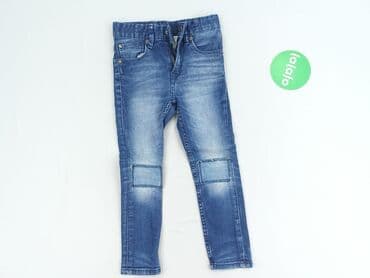 sukienka w paski h m: Spodnie jeansowe, H&M, 3-4 lat, 98/104, stan - Bardzo dobry — 2
