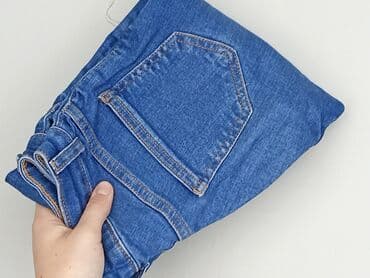 legginsy woskowane z wysokim stanem: Spodnie jeansowe, New Look, 10 lat, 140, stan - Idealny — 6