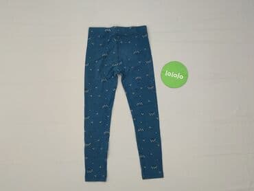 legginsy woskowane z wysokim stanem: Legginsy dziecięce, Little kids, 5-6 lat, 110/116, stan - Bardzo dobry — 3
