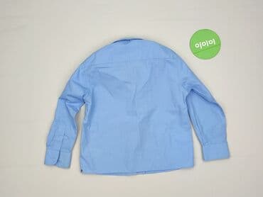 lidl koszula flanelowa: Koszula 4-5 lat, stan - Idealny, wzór - Jednolity kolor, kolor - Błękitny — 3