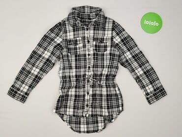 lidl koszula flanelowa: Koszula 5-6 lat, stan - Bardzo dobry, wzór - Kratka, kolor - Czarny — 2