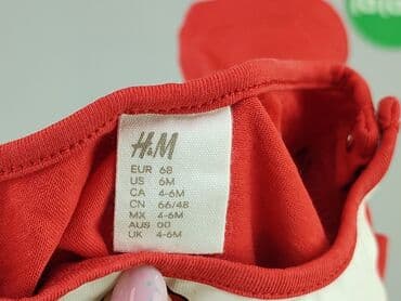 czerwona obcisła sukienka h m: Bluzka, H&M, 3-6 miesięcy, stan - Idealny — 4