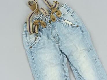 sukienka khaki h m: Spodnie jeansowe, H&M, 12-18 miesięcy, stan - Bardzo dobry — 1