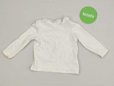 srebrna sukienka h m: Bluzka, H&M, 9-12 miesięcy, stan - Bardzo dobry — 2