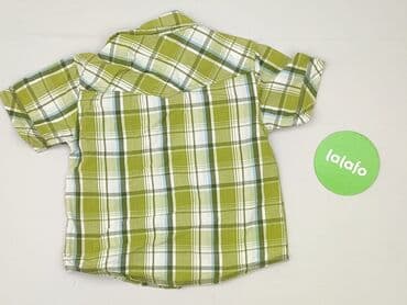 lidl koszula flanelowa: Koszula 3-4 lat, stan - Idealny, wzór - Kratka, kolor - Zielony — 3