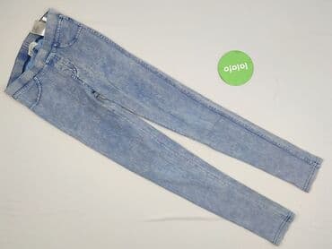 sukienki dla nastolatek h m: Spodnie jeansowe, H&M, 12 lat, 146/152, stan - Bardzo dobry — 2