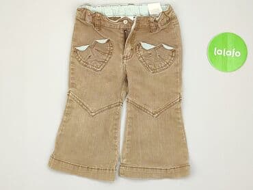 czerwona obcisła sukienka h m: Spodnie jeansowe, H&M, 12-18 miesięcy, stan - Dobry — 2