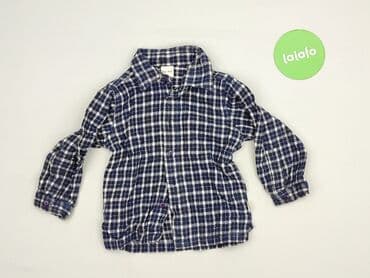 lidl koszula flanelowa: Koszula 1.5-2 lat, stan - Dobry, wzór - Kratka, kolor - Niebieski — 2