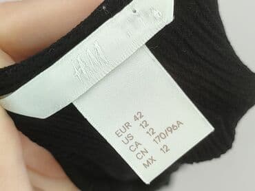 czerwona obcisła sukienka h m: H&M, Sukienka damska, rozmiar XL — 4