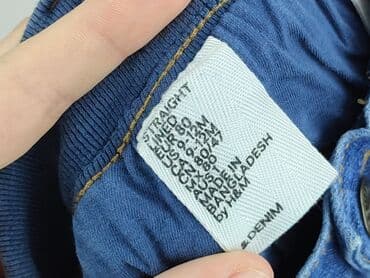 sukienka khaki h m: Spodnie jeansowe, H&M, 9-12 miesięcy, stan - Idealny — 4