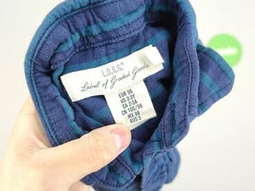 lidl koszula flanelowa: Koszula 2-3 lat, stan - Idealny, wzór - W paski, kolor - Niebieski — 4